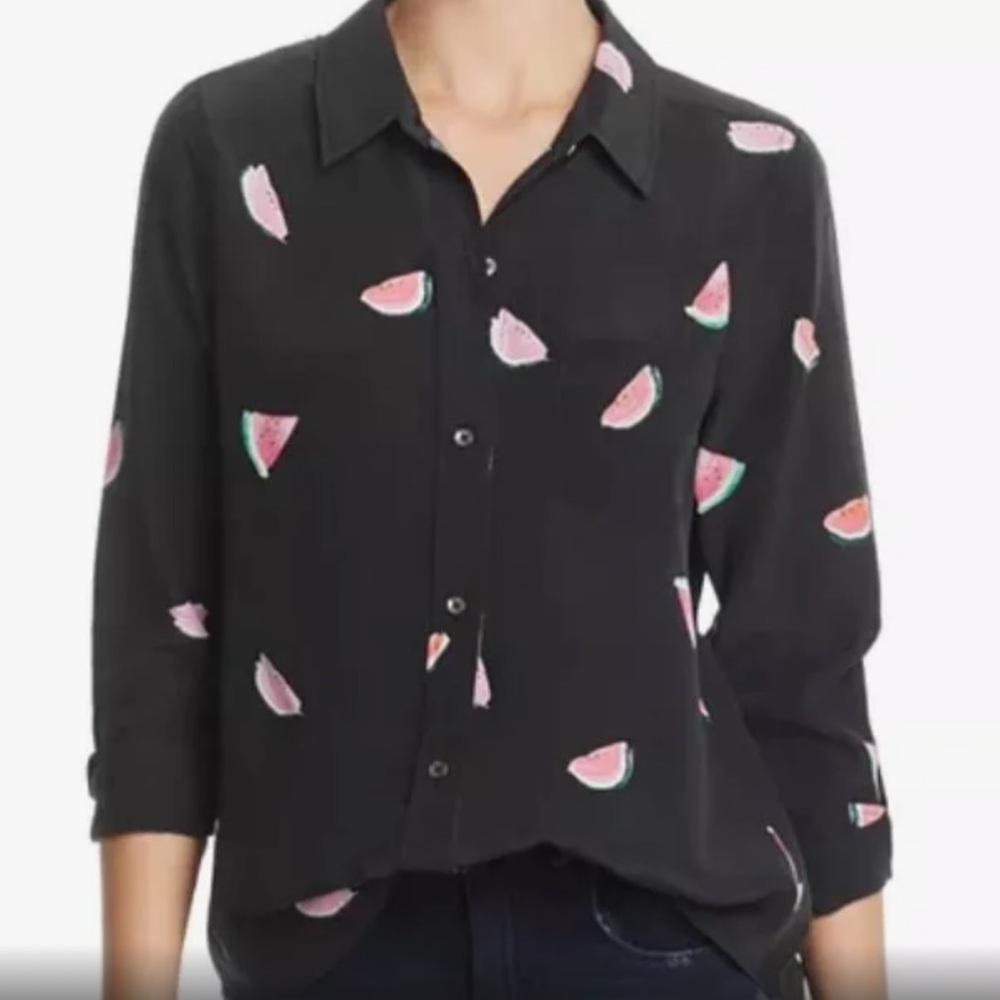 Rails Kate Watermelon Blouse EUC